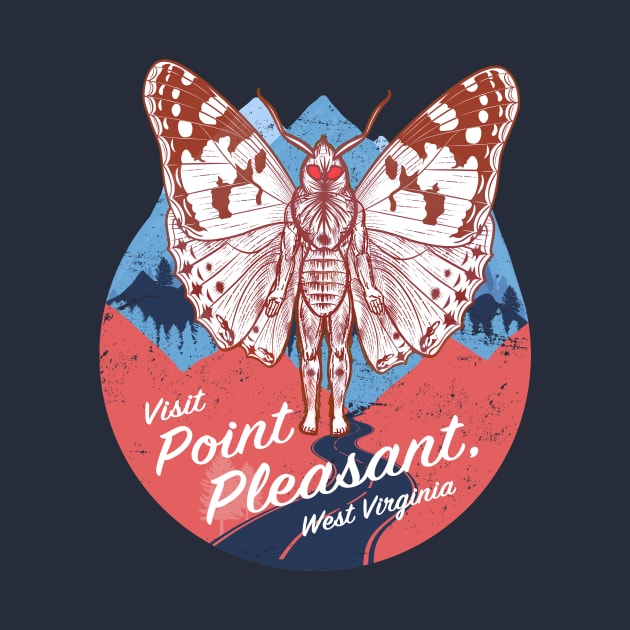 Mothman - Visit Point Pleasant, West Virginia by VeryBear