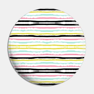 Spring stripes Pin