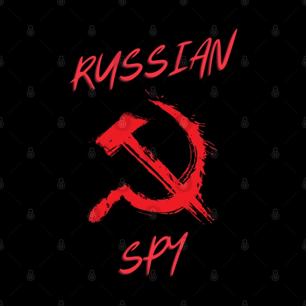 Russian Spy Political Satire Russia Totally Not A Russian by Trendo