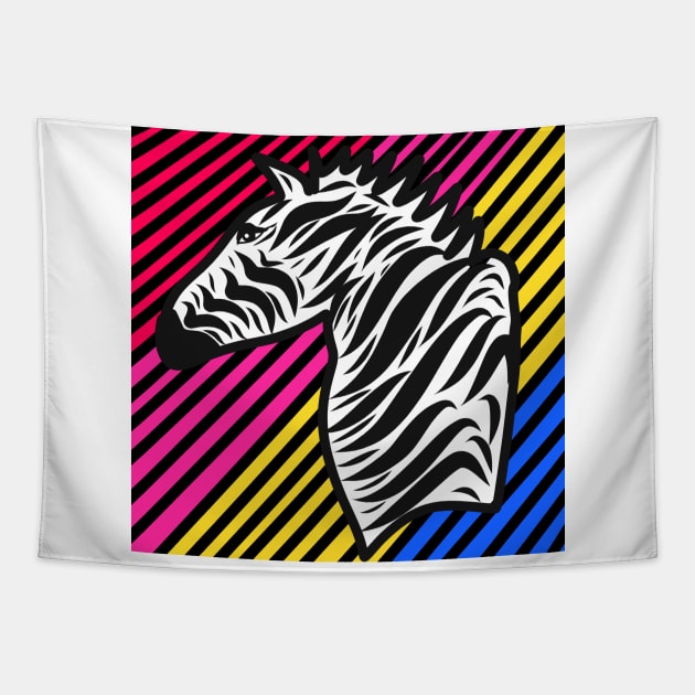 The zebra Tapestry by Asafee's store