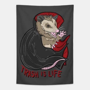 Trash is Life Possum Tapestry