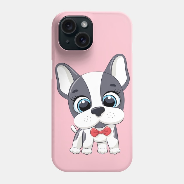 Cute Boxer Dog Cartoon Phone Case by admeral