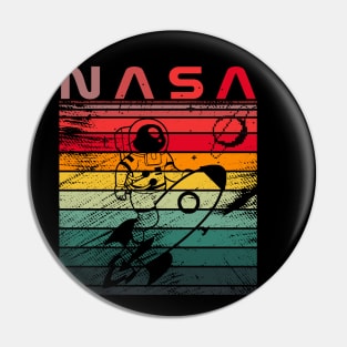 Nasa Vintage Colors Funny Cute Gift Pin