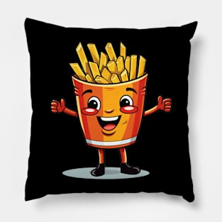 kawaii french fries T-Shirt cute ,potatofood funny Pillow