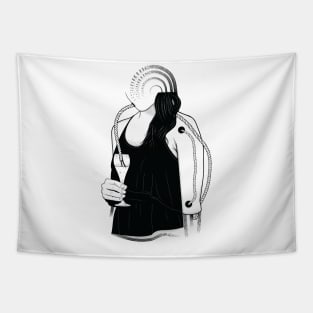 Black & white Elegant Art 20 Tapestry