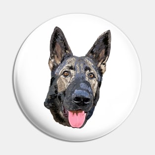 Willow the German Shepherd Pin