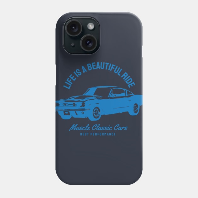 Life is a beautiful Ride Phone Case by Mande Art