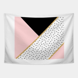 Blush golden aurora Tapestry