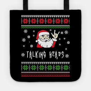 talking head santa metal Tote