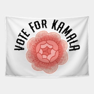 Vote for Kamala Harris, Biden, democrats. Registered proud voter. Voting by mail. Protect voters rights. Stop, end voter suppression. Election 2020. Voting matters. Vintage rose Tapestry