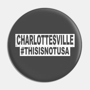 Charlottesville Virginia USA Memorabilia Victims Not US T Shirt Pin