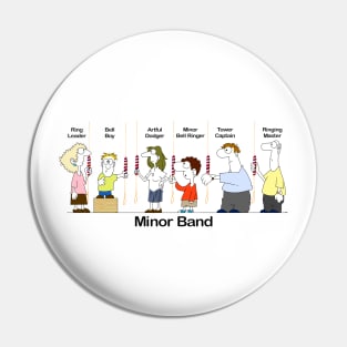 Bell Ringing Minor Band Pin