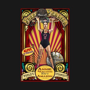 The Amazon Woman Sideshow Poster T-Shirt