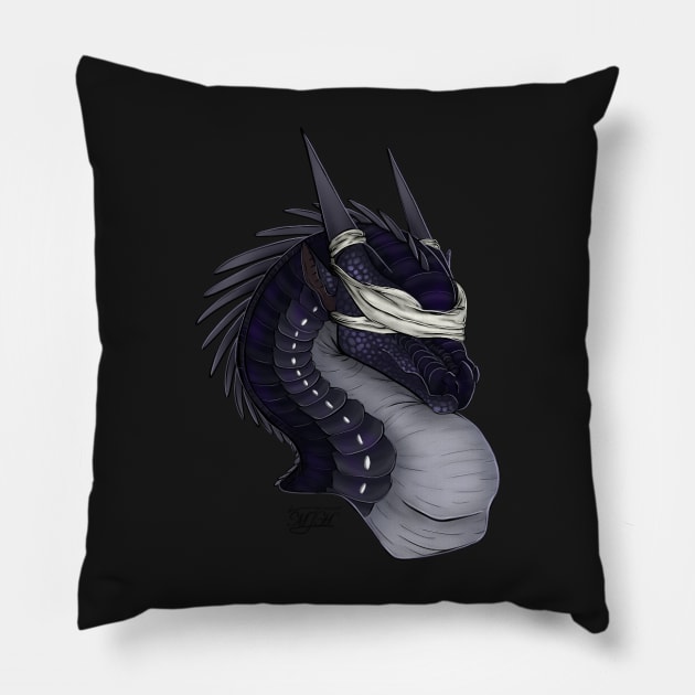 Starflight Head Shot 1 Pillow by Dracanthrope