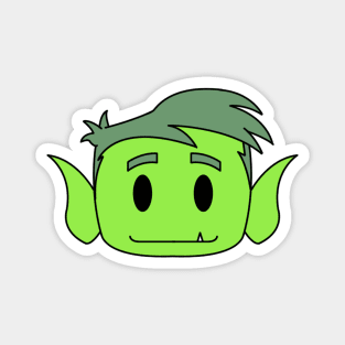 Chibi Beast Boy Head Magnet