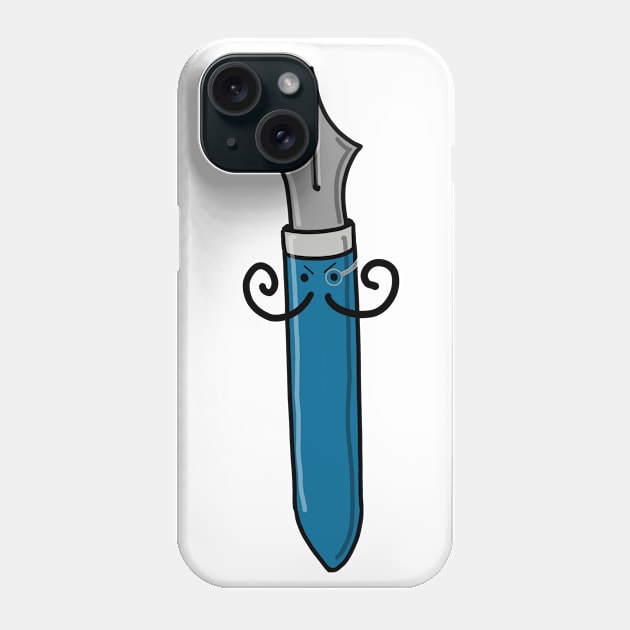 Funny nasty noble pen Phone Case by Artmmey