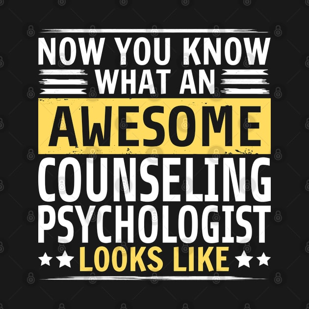 Funny Counseling Psychologist by White Martian