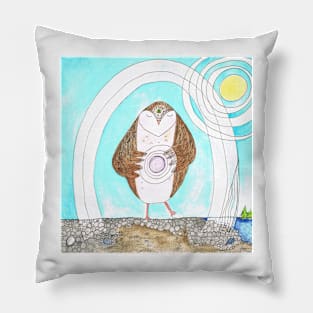 Tai Chi Owl Pillow