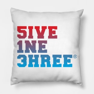 5ive 1ne 3hree Pillow