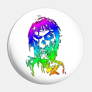 Happy Zombie(rainbow version) Pin