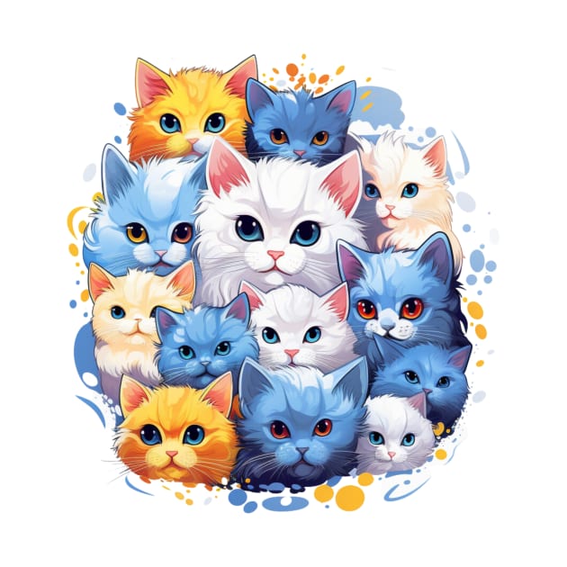 Cats in a Circle by emblemat2000@gmail.com