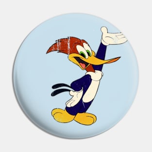 Woody Woodpecker - Distressed Vintage Authentic Style Pin