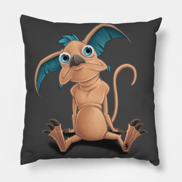 Baby Kowakian Monkey Lizard Pillow by Gloomlight