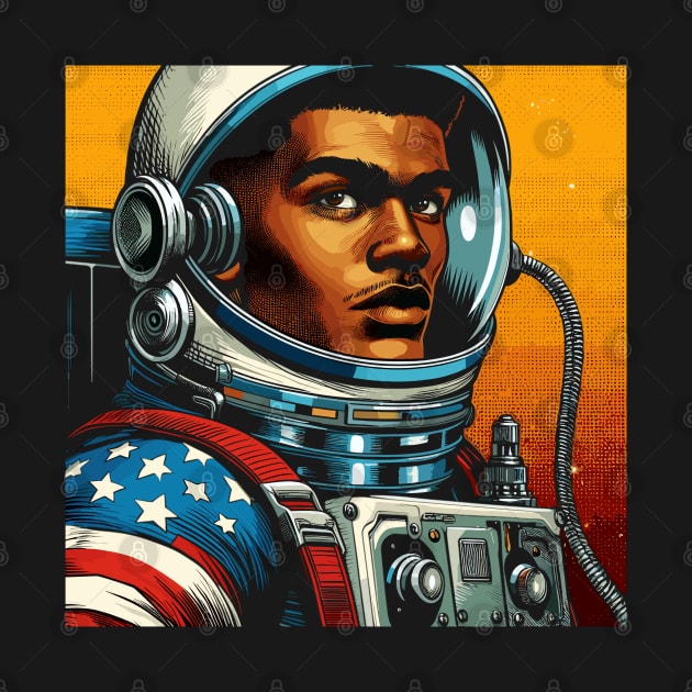 Comic Book Astronaut in Pop Art Style by RCDBerlin
