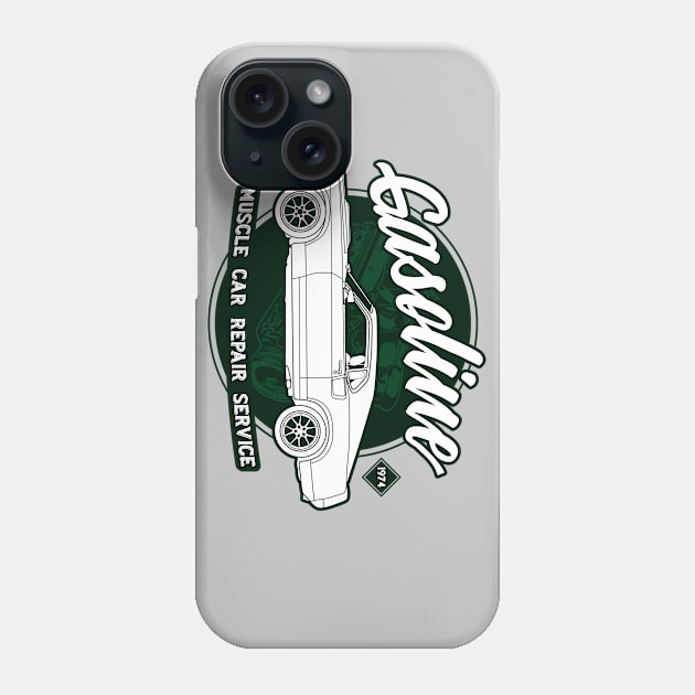 Gasoline Muscle Car Repair Service Phone Case by Drumsartco