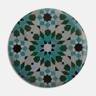 Morocco Islamic tile pattern 5 Pin