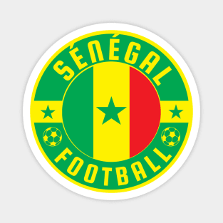 Senegal Football Flag Magnet