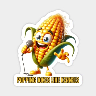 Comedy Corn - Stand-Up Kernel Magnet