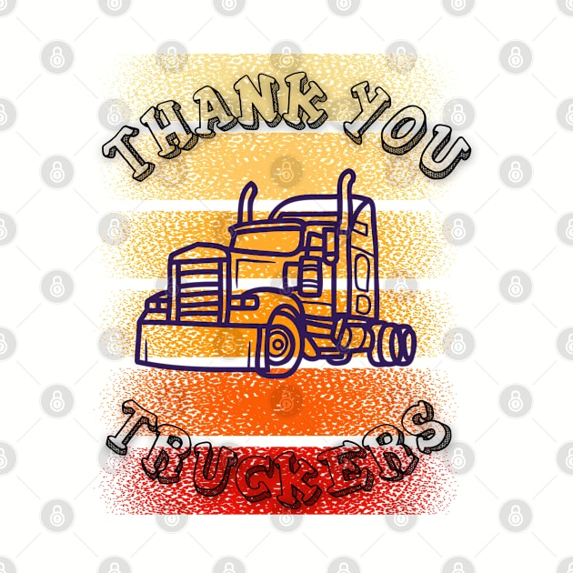 Thank you truckers by Mati.Z