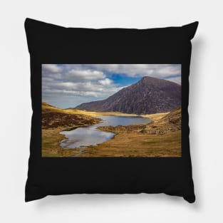 Pen yr Ole Wen and Llyn Idwal, Snowdonia National Park, Wales Pillow