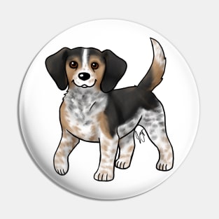 Dog - Queen Elizabeth Pocket Beagle - Blue Tick Pin