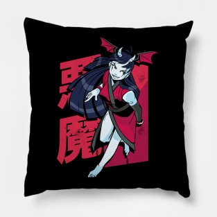 Demonic Anime Girl Pillow