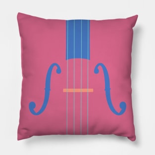 Strings in Candy Pink, Peach, Blue and Turquoise Pillow