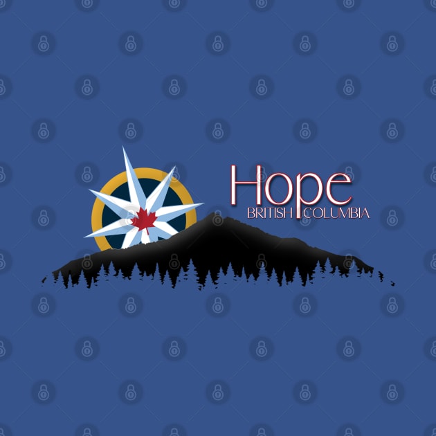 Hope B.C. Canada Compass by INLE Designs