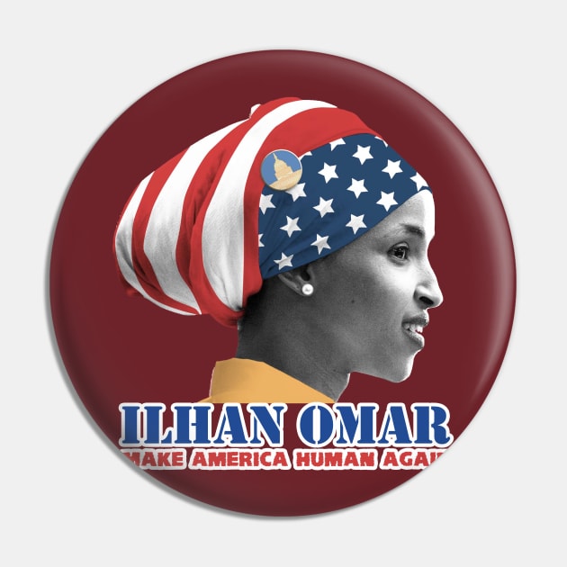 Ilhan Omar Pin by iQdesign