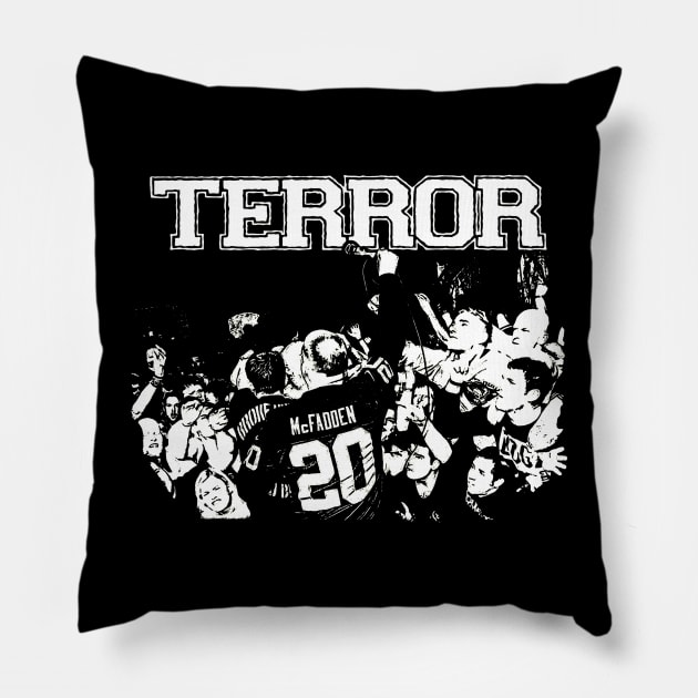 Terror Warriors Pillow by hannahalras