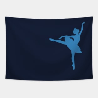 Blue Ballerina Tapestry