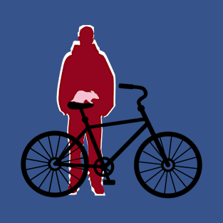 rat riding Bicycle T-Shirt