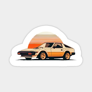 80s Japan Retro Drift Car Magnet