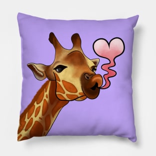 Love Giraffe Pillow