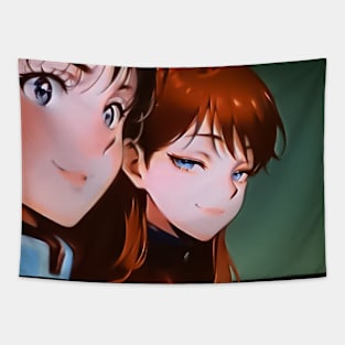 Smug Asuka Evangelion Meme Tapestry