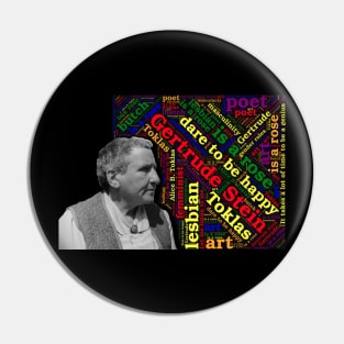 Gertrude Stein lesbian feminist icon Pin