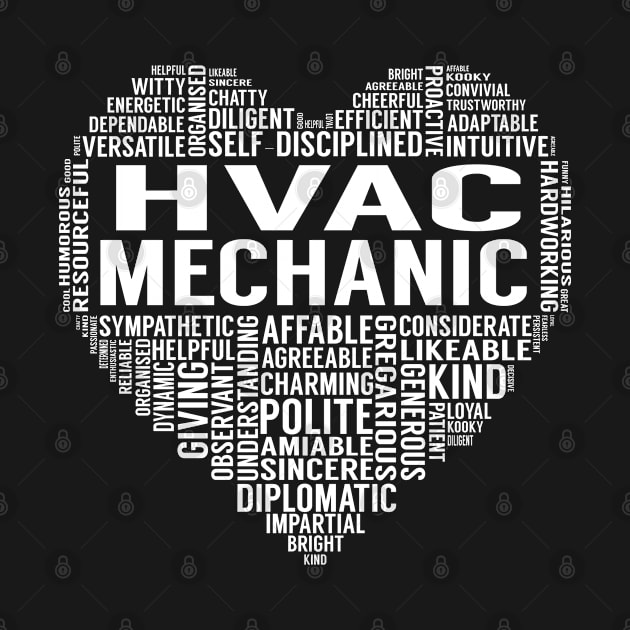 Hvac Mechanic Heart by LotusTee