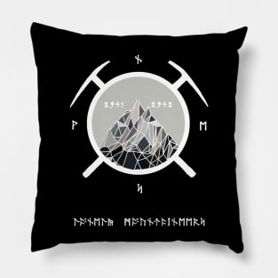 Lonely Mountaineers Pillow