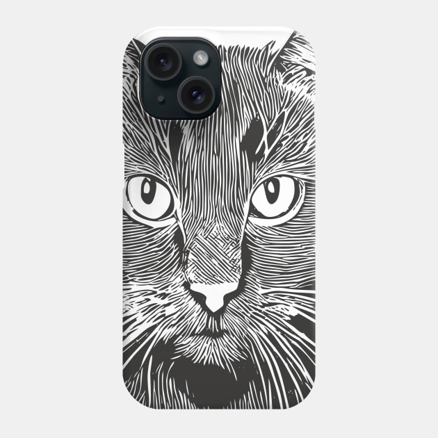 Magic Cat Phone Case by aceofspace