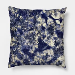 Summr Tie Dye Denim Bleach Pillow